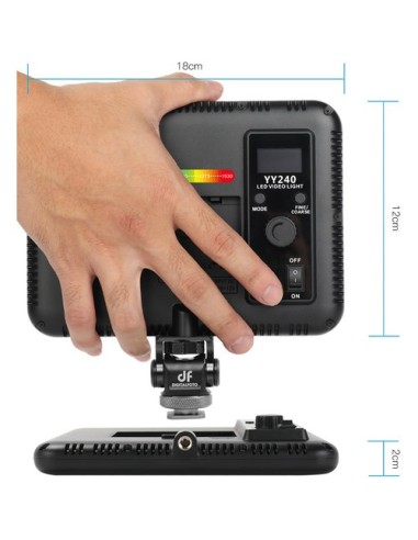 DigitalFoto Solution Limited 240 RGB LED Panel...