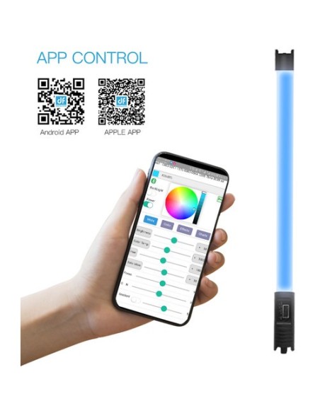 DigitalFoto Solution Limited Chameleon LED RGB Tube Light con App Control (2')