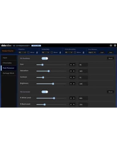 DataVideo DVK-400 live 4K chromakeyer