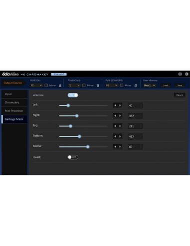 DataVideo DVK-400 live 4K chromakeyer