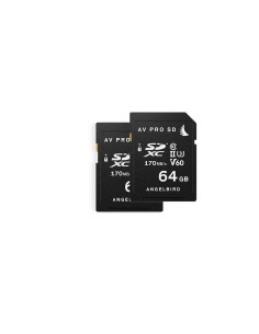 Angelbird AV PRO SD MK2 V60-64GB- 2 Pack