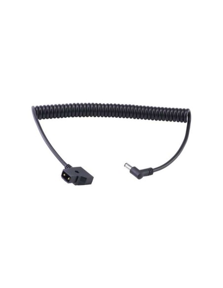 Atomos D-Tap to DC Locked connector Barrel Coiled Cable