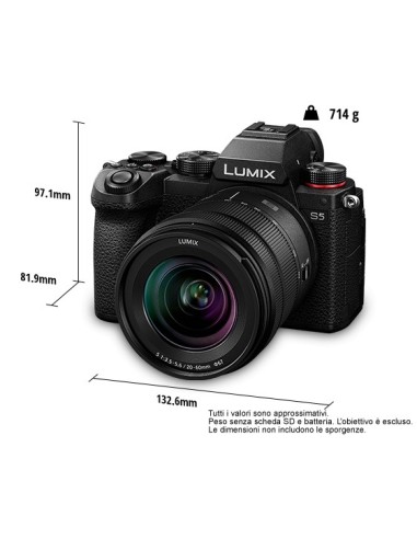 Panasonic Lumix S5 4K/24.2MP Full-Frame...