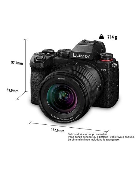 Panasonic Lumix S5 4K/24.2MP Full-Frame Mirrorless Camera - Body Only