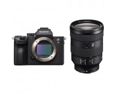 Sony Mirrorless Camera 24MP Full-Frame UHD 4K30p HLG & S-Log3 con ottica SEL-24105G