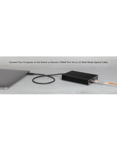 Sonnet Adattatore Ethernet Solo10G Thunderbolt SFP+ 10 Gb (SFP+ incluso)
