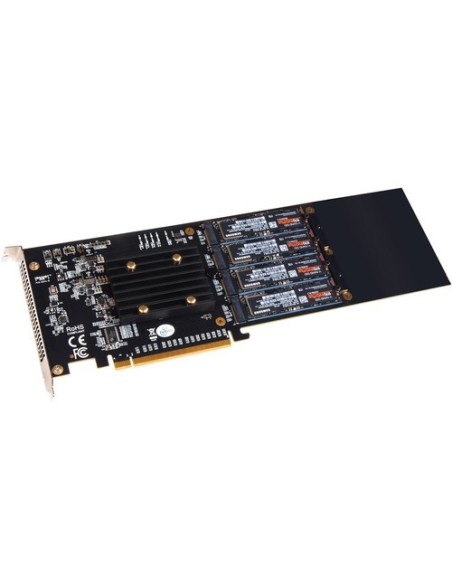 Sonnet Fusion SSD M.2 4x4 PCIe Card [Silent] - SSD Not Included *
