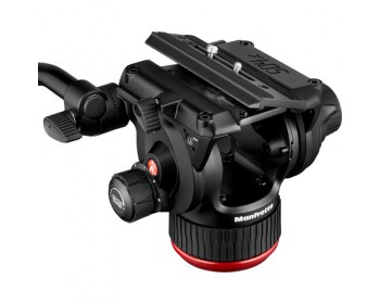 Manfrotto 504X Testa Video Fluida con Base Piatta