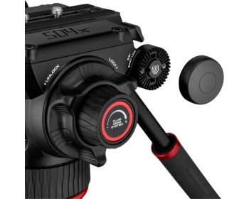 Manfrotto 504X Testa Video Fluida con Base Piatta