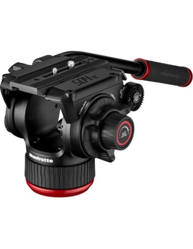 Manfrotto Testa Video Fluida 504X e Treppiede a 2 Tubi in Alluminio