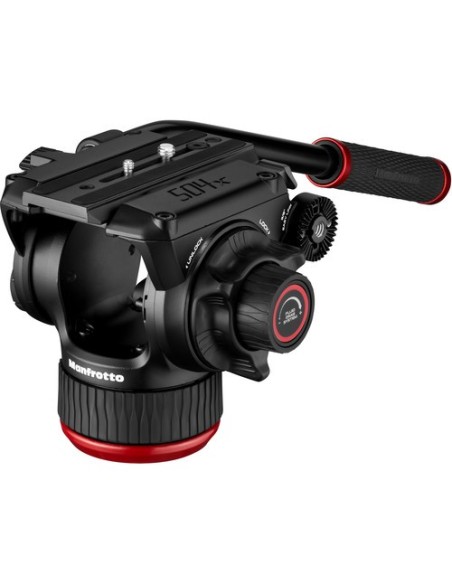Manfrotto Testa Video Fluida 504X e Treppiede a 2 Tubi in Alluminio Manfrotto Testa Video Fluida 504X e Treppiede a 2 Tubi in Alluminio