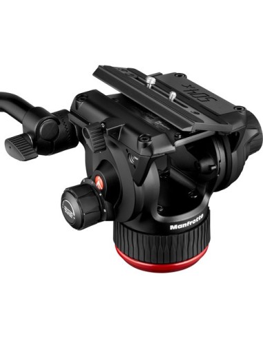 Manfrotto Testa Video Fluida 504X e Treppiede a 2 Tubi in Alluminio