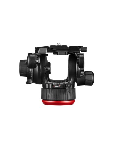 Manfrotto 504X Fluid Video Head & 645 FAST Aluminum Tripod with Mid-Level Spreader