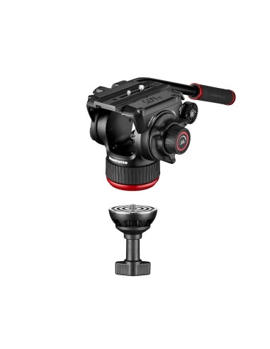 Manfrotto Testa Video Fluida Manfrotto 504X, Trep. 2Tubi All. 645 Fast