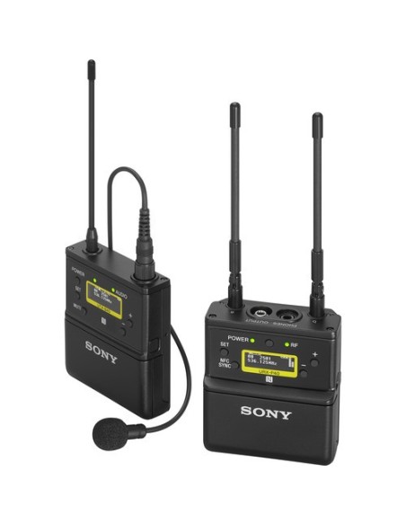 Sony UWP-D21 Camera-Mount Wireless Omni Lavalier Microphone System UHF