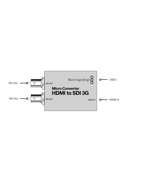 Blackmagic Design Micro Converter HDMI to SDI 3G - Con alimentatore