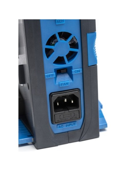 BLUESHAPE CVTR2P Dual V-Mount 6A Travel Charger with XLR Output