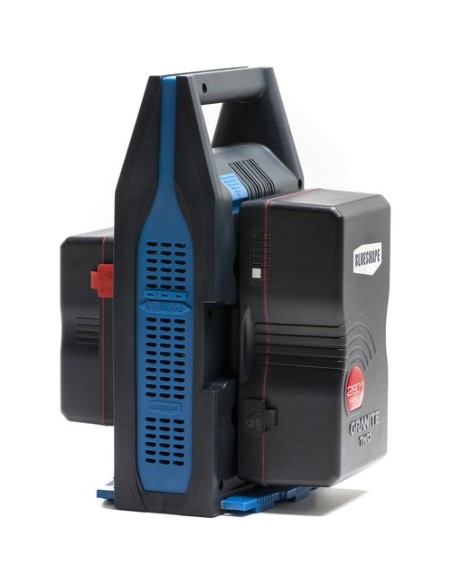 BLUESHAPE CGTR2P Dual G-Mount 6A Travel Charger with XLR Output