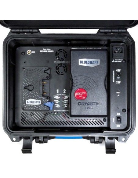 BLUESHAPE PW- Rugged Mini 3S Field Production Power Station (Gold Mount)