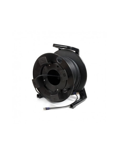 Cavo su bobina 75Mt video HD-SDI ( Belden 1505A) con Avvolgicavo