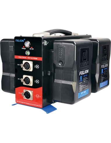 Fxlion V-Mount Adapter and Charger with 48V/10A Single / 14.8 Dual Channel Output