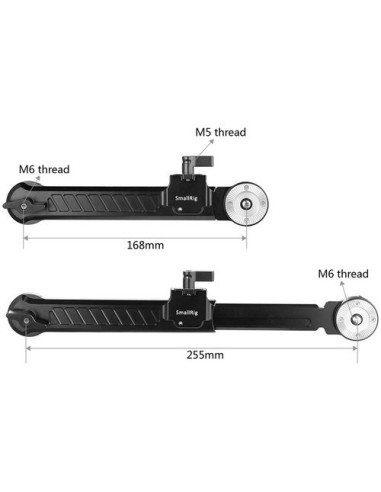 SmallRig 1870 Adjustable Extension Arm with Two ARRI Rosettes