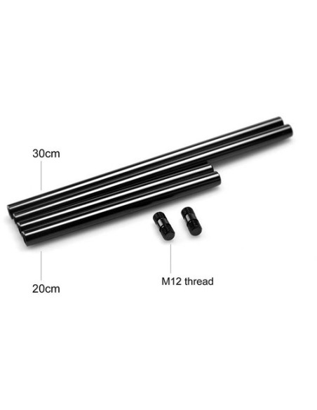 SmallRig 1659 15MM whit M12 thread black aluminium alloy rods combination