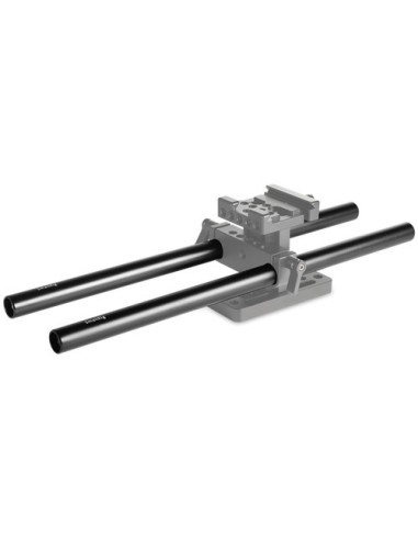 SmallRig 1053 15mm Aluminum Rod (Pair, Black, 12")