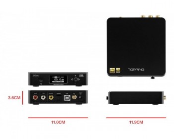 Topping D50s DAC +USB Hi-Res con Ingresso Bluetooth AptX LDAC
