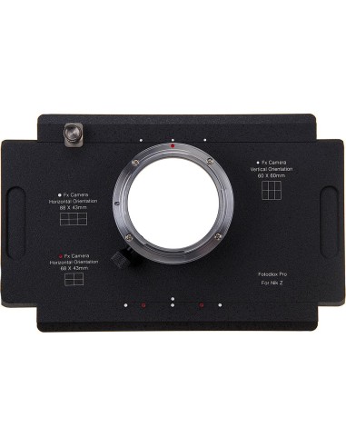FotodioX Multi-Position Stitching Adapter for Nikon Z-Mount Camera to View Camera with Graflok Back