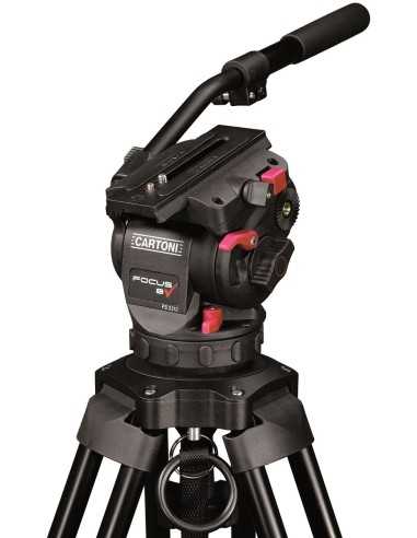 Cartoni FOCUS 8 Sistema 2-St Alu Red Lock