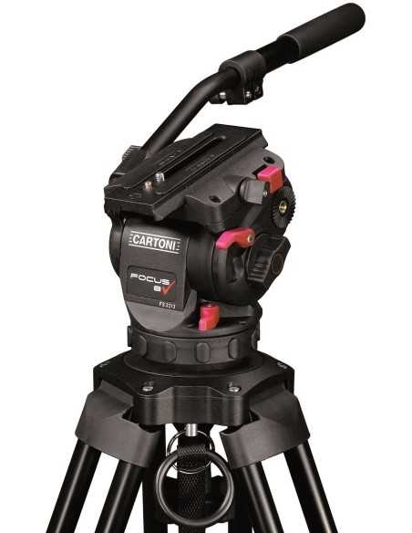 Cartoni FOCUS 8 Sistema 2-St Alu Red Lock Cartoni FOCUS 8 Sistema 2-St Alu Red Lock