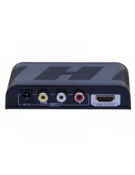 TECHLY Convertitore da Video Composito CVBS e Audio a HDMI con scaler