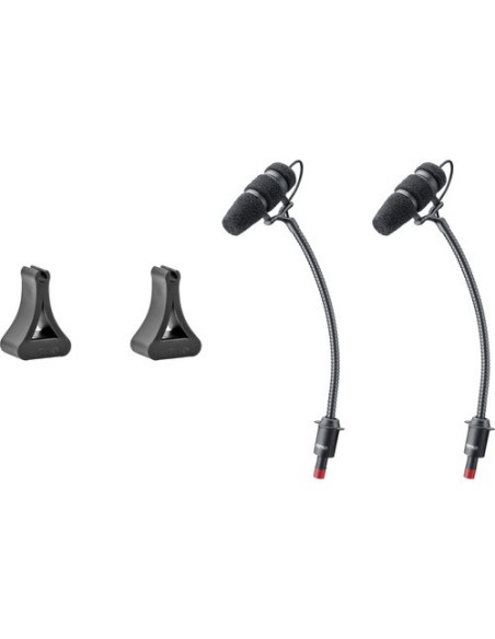 DPA Microphones d-vote Core 4099 Microphone, Loud SPL, Stereo System Kit per Piano (Pair)