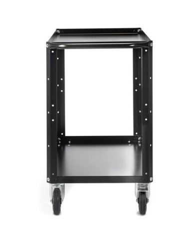ConeCarts Carrello small-basic-2 ripiani con moquette grigia