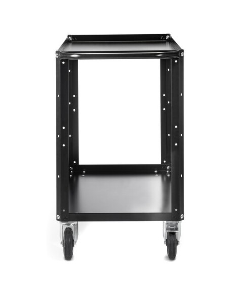 ConeCarts Carrello small-basic-2 ripiani con moquette grigia