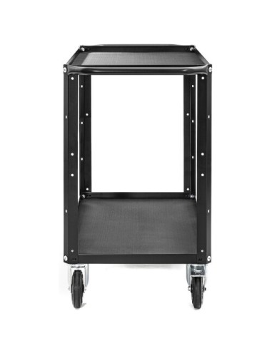 ConeCarts Carrello small-basic-2 ripiani con tappeto in gomma 3D
