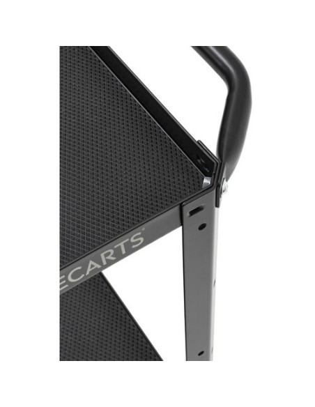 ConeCarts Carrello small-basic-2 ripiani con tappeto in gomma 3D
