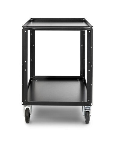ConeCarts Carrello Large-basic-2 ripiani con moquette grigia