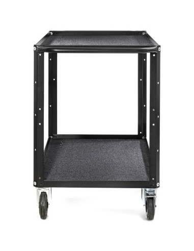 ConeCarts Carrello Large-basic-2 ripiani con moquette nera
