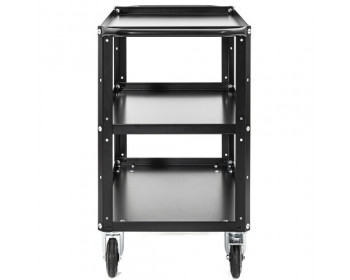 ConeCarts Carrello Small-basic-3 ripiani con moquette grigia