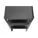 ConeCarts Carrello Small-basic-3 ripiani con moquette grigia ConeCarts Carrello Small-basic-3 ripiani con moquette grigia