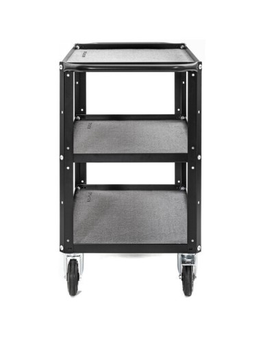 ConeCarts Carrello Small-basic-3 ripiani con moquette grigia