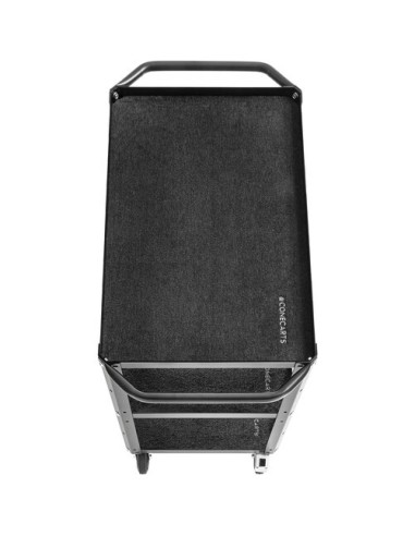 ConeCarts Carrello Small-basic-3 ripiani con moquette nera