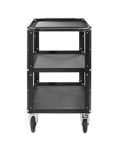 ConeCarts Carrello Small-basic-3 ripiani con tappeto in gomma 3D