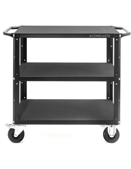ConeCarts Carrello Small-basic-3 ripiani con spugna precubettata ConeCarts Carrello Small-basic-3 ripiani con spugna precubettata