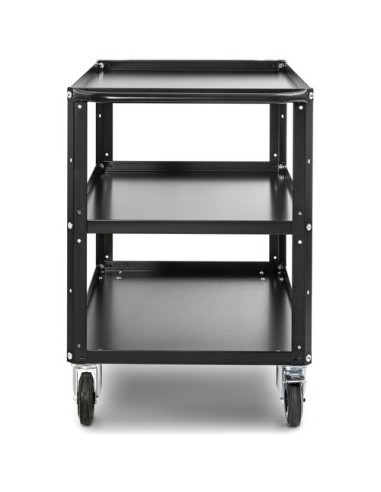 ConeCarts Carrello Large-basic-3 ripiani con moquette nera