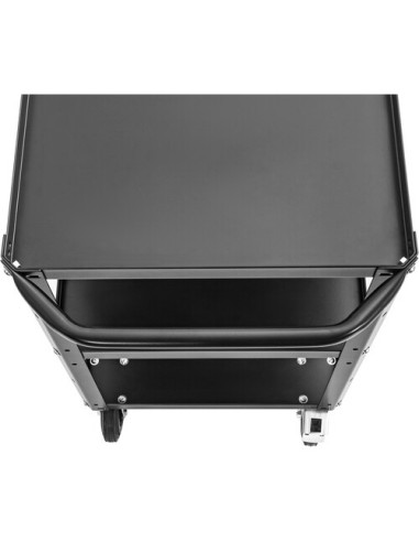 ConeCarts Carrello Large-basic-3 ripiani con moquette nera