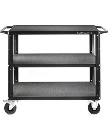 ConeCarts Carrello Large-basic-3 ripiani con spugna precubettata