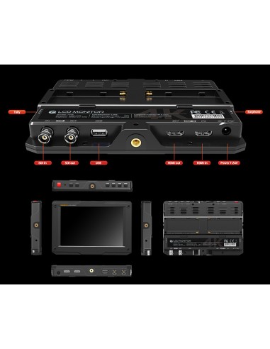 DataVideo LM-170PR 17.3" HD/SD LCD TFT 7U...